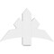 Ekena Millwork Davenport Architectural Grade PVC Gable Bracket, 36"W x 22 1/2"H x 2"D x 6"F, 15/12 Pitch GBP036X23X0206DAV00 - alternate 4